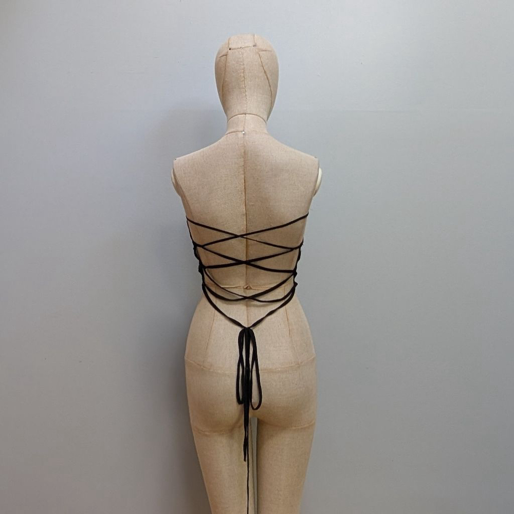 Urban Outfitters Casba Strappy Crochet Halter Top - Small - Picture 4 of 7